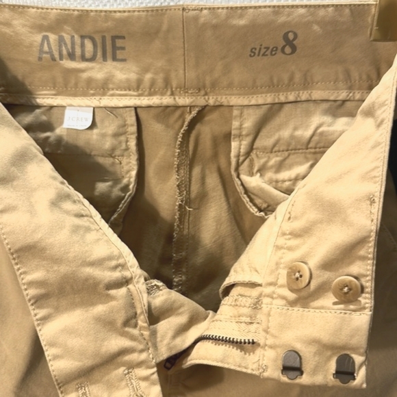 J Crew Andie Tan Black Tuxedo pant size 8 - Picture 2 of 11